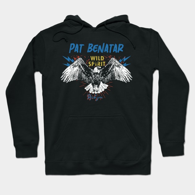 pat benatar wild spirit Hoodie by akhirnya pattern